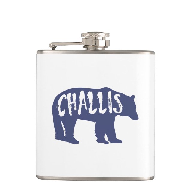 Petaca Challis Idaho Bear (Anverso)