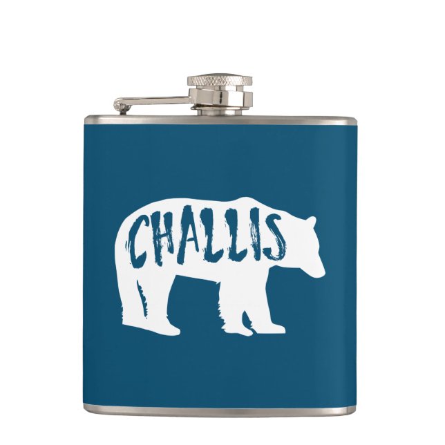 Petaca Challis Idaho Bear (Anverso)