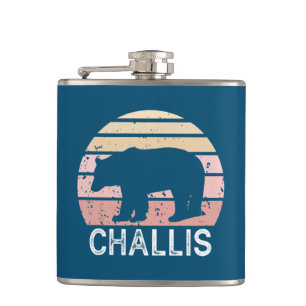 Petaca Challis Idaho Retro Bear