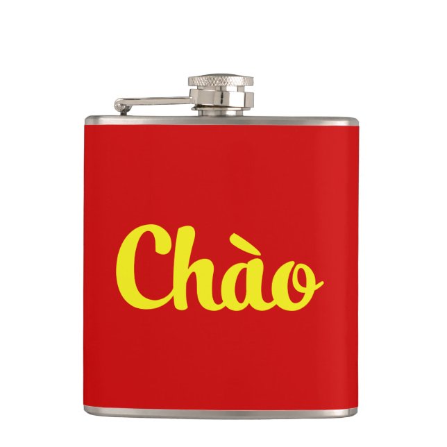 Petaca Chào / Hola ~ Vietnam / Vietnamita / Tiang Viene (Anverso)