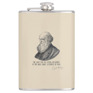 Petaca Charles Darwin: Amor por las criaturas vivientes