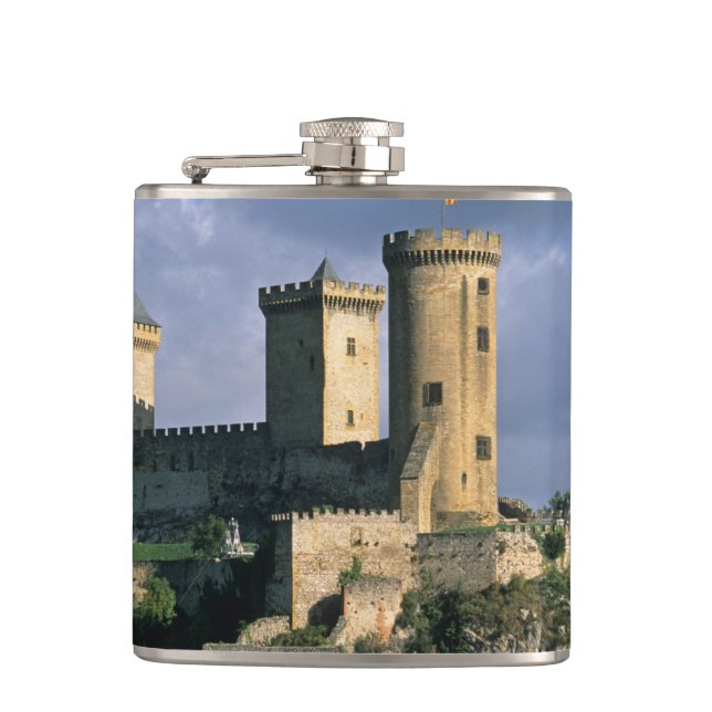 Petaca Chateau Comtal Castillo de los Condes de (Anverso)