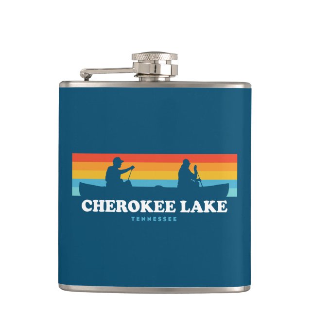 Petaca Cherokee Lake Tennessee Canoe (Anverso)