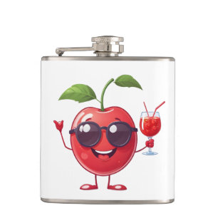 Petaca Cherry Fun vacaciones alegres Fiesta de bebida tro