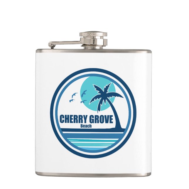 Petaca Cherry Grove Beach South Carolina Palm Tree Birds (Anverso)