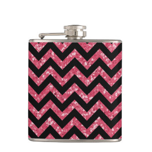 Petaca Chevron Purpurina Look Flask