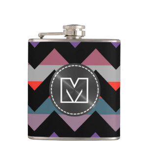 Petaca Chevron Zigzag Stripes Patrón 2