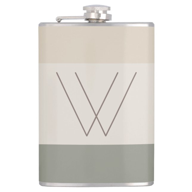 Petaca Chic personalizado con iniciales monogramadas mode (Anverso)