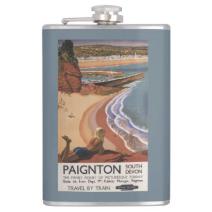 Petaca Chica británico de los ferrocarriles que mira