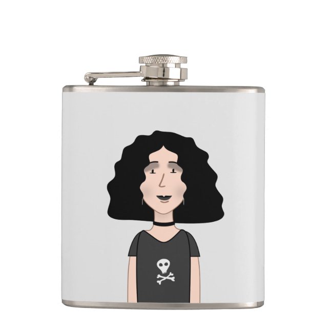 Petaca chica de gótico (Anverso)