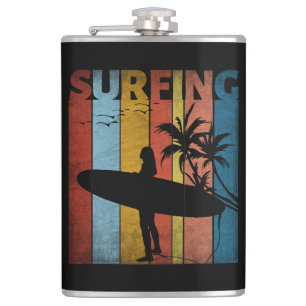 PETACA CHICA DE SURF VERANO TROPICAL