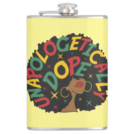 Petaca Chica negra sin disculpas afro 