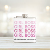 Chica rosa moderno Jefe mejor regalo para Girly