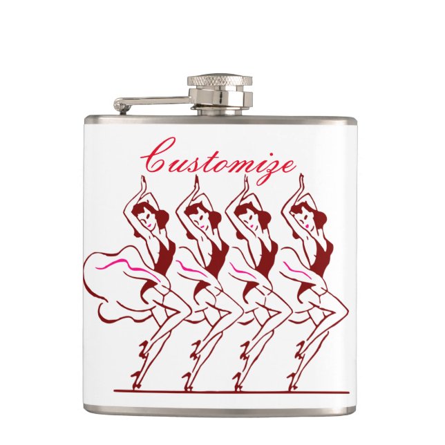 Petaca Chicas bailarines Thunder_Cove  (Anverso)