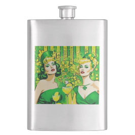 Petaca Chicas de PopArt St Paddy