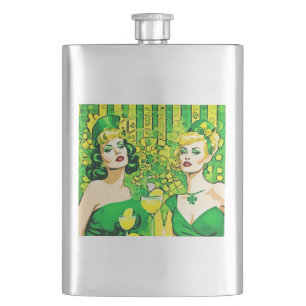 Petaca Chicas de PopArt St Paddy