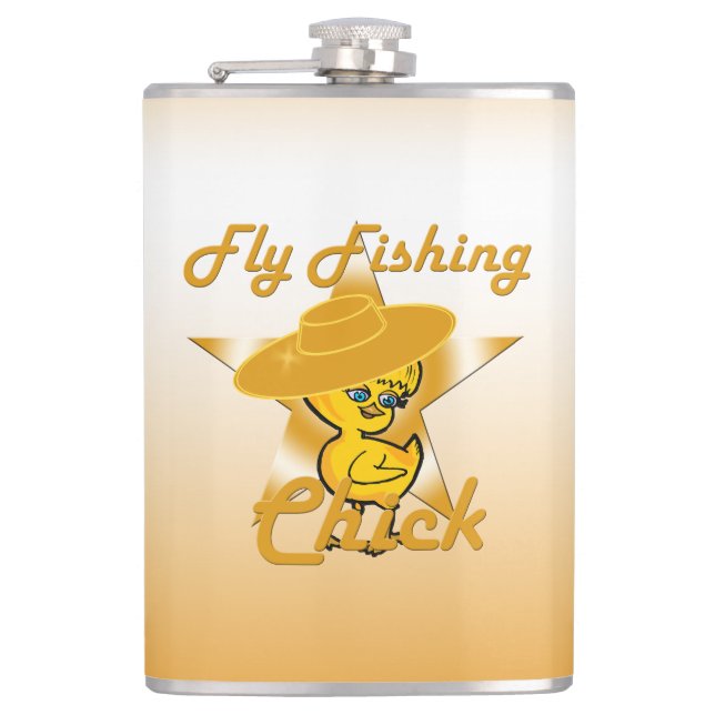 Petaca Chick de pesca de mosca #10 (Anverso)