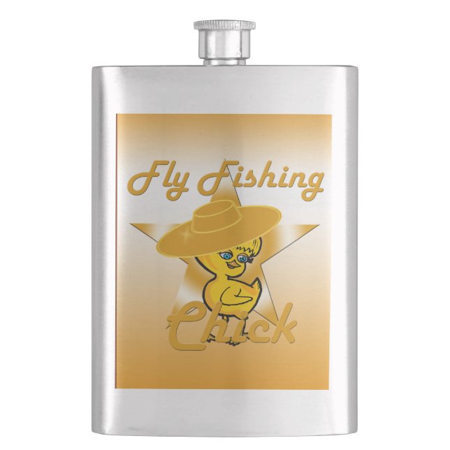 Petaca Chick de pesca de mosca #10 (Anverso)