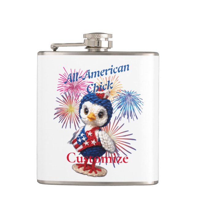 Petaca Chick Thunder_Cove, todo estadounidense (Anverso)