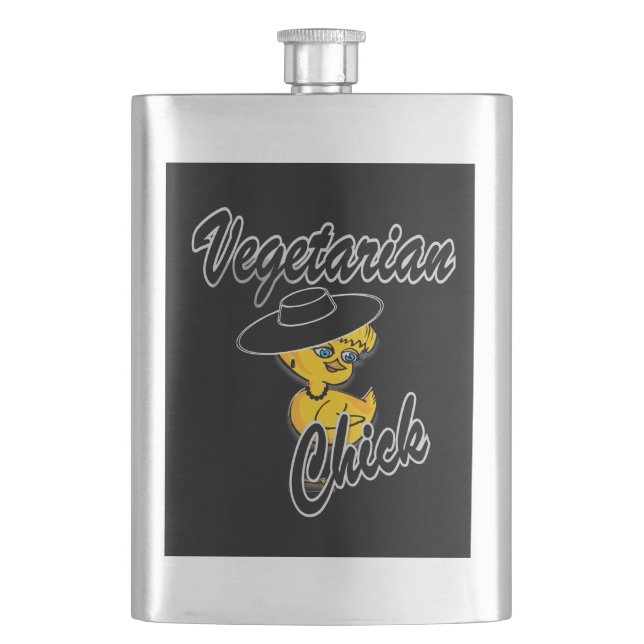 Petaca Chick vegetariano #4 (Anverso)