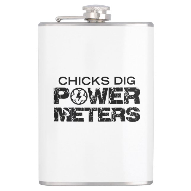 Petaca Chicks Dig Power Meters (Anverso)