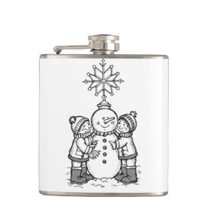 Petaca chicos de nieve