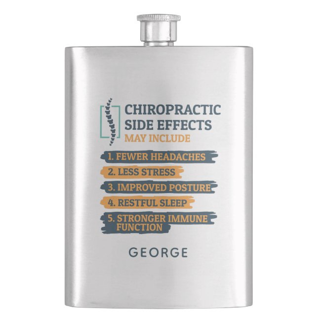 Petaca Chiropractic Side Effects Gag (Anverso)