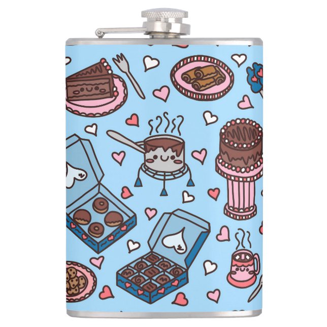 Petaca Chocolate lover cute (Anverso)
