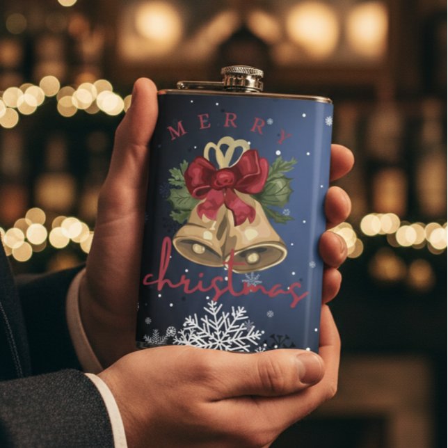 Petaca Christmas Bells Men's Holiday Flask Gift (Subido por el creador)
