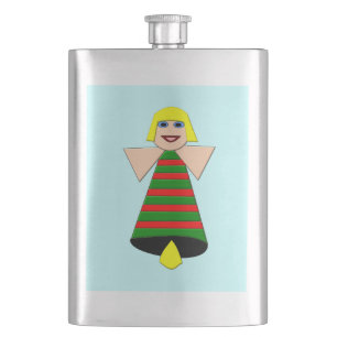 Petaca Christnas Angel Bell Flask