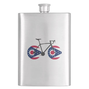 Petaca Ciclismo con bandera de Ohio