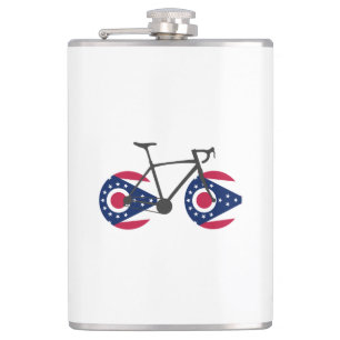 Petaca Ciclismo con bandera de Ohio