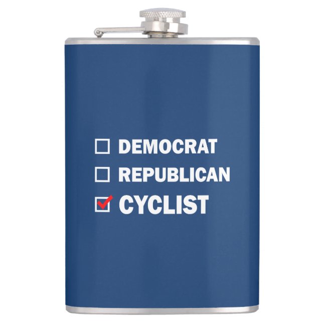 Petaca Ciclista Republicano Demócrata (Anverso)