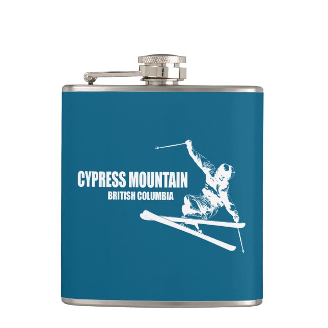 Petaca Cicpress Mountain British Columbia Skister (Anverso)
