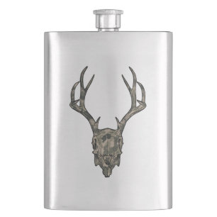 Petaca Ciervo de Diez Puntos Montura Europea Camuflaje Cr