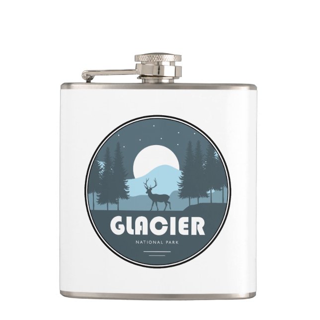 Petaca Ciervo del Parque Nacional Glaciar (Anverso)
