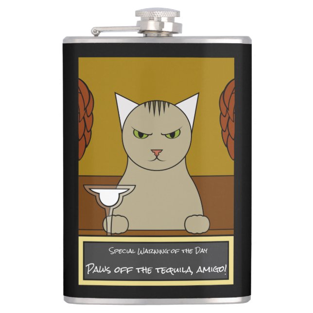 Petaca Cinco de Meow Flask (Anverso)