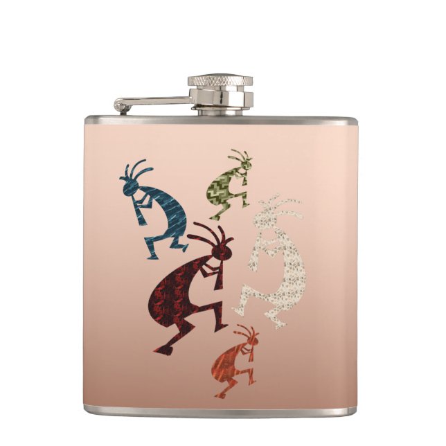 Petaca Cinco Kokopelli (Anverso)