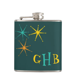 Petaca Cincuenta y tantos átomos y estrellas matraz de ca