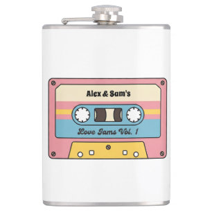 Petaca Cinta de casete de Jams Personalizados – Nombre pe