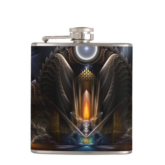 Petaca Círito, El Templo De La Orb De Karinos Flask (Anverso)