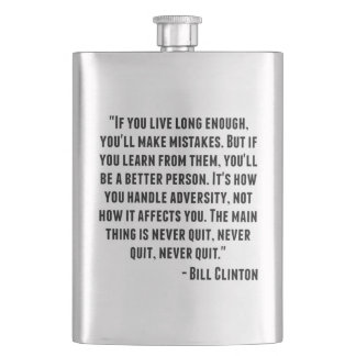 Petaca Cita de Bill Clinton