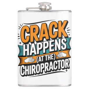 Petaca Cita de Chiropractica divertida Humor de choque de