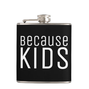 Petaca Cita de la vida de Famosa Moms Dad sobre los niños