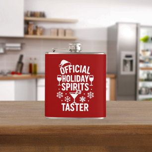 Petaca Cita de Navidad divertida fiesta espíritus catador