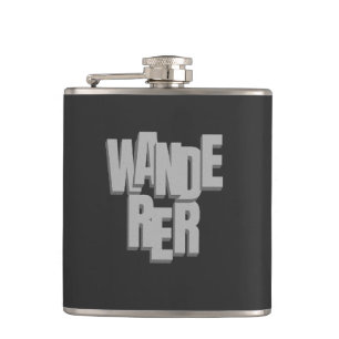 Petaca Cita de Wanderer Inspiradora motivadora