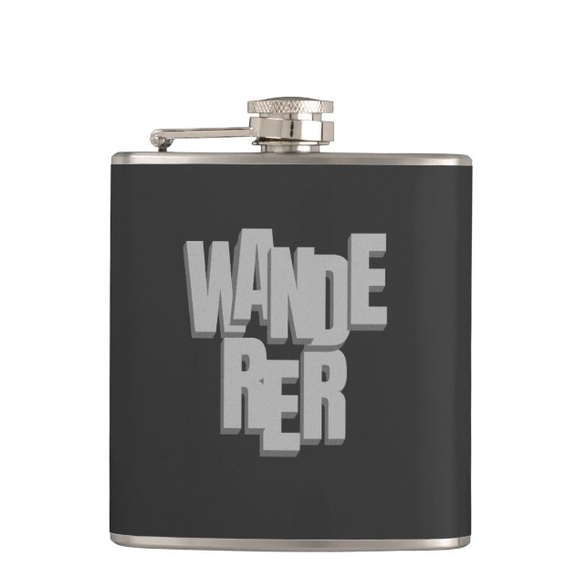 Petaca Cita de Wanderer Inspiradora motivadora (Anverso)