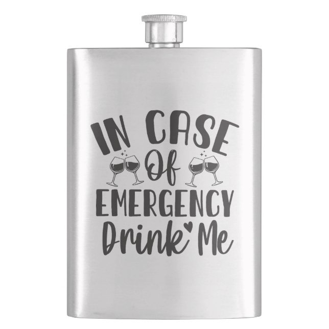 Petaca Citas sobre Alcohol (Anverso)