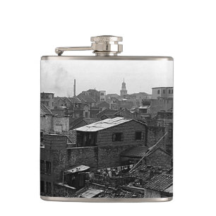 Petaca Ciudad del Cantón de China Vintage