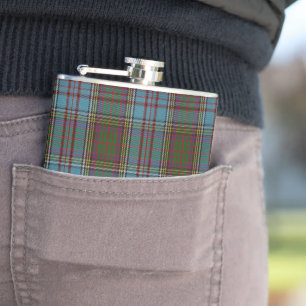 Petaca Clan Anderson Tartan Plaid Pattern Scottish